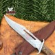 Bowie Knife | Handmade Rambo 3 D2 Steel Hunting Knife, Survival Knife, Tactical Knife | Leather Sheath