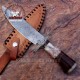 Bowie Hunting Knife Twist Pattern Best for Father Day Gift