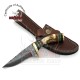 Custom Handmade Damascus | Tactical Knife Utility Knife | Fixed Blade Knife | Hunting Knife