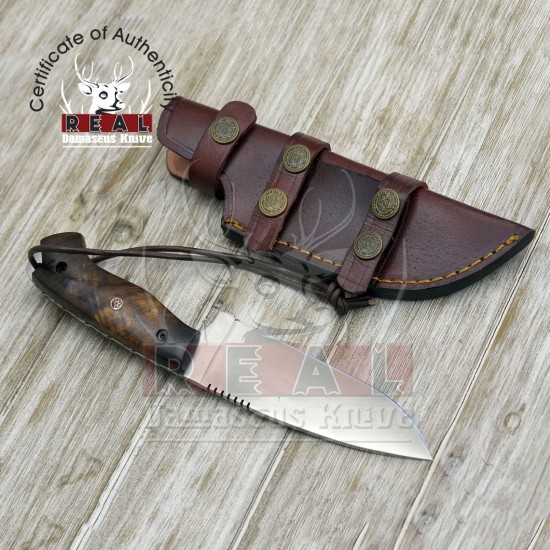 10" Handmade HUNTING Stainless Steel KNIFE, Skinning Knife Gift | Hunting Knife