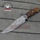 Hand Forged Damascus Hunting Knife CLASSIC BOWIE KNIFE Fixed blade Hunting Knife