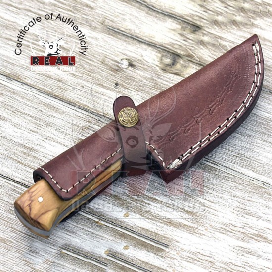 8.0 inch Handmade DAMASCUS Hunting KNIFE  | Personalised Gift