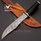 Custom Handmade knife | Damascus Hunting knife | Chef knife | Bowie Hunting Knife