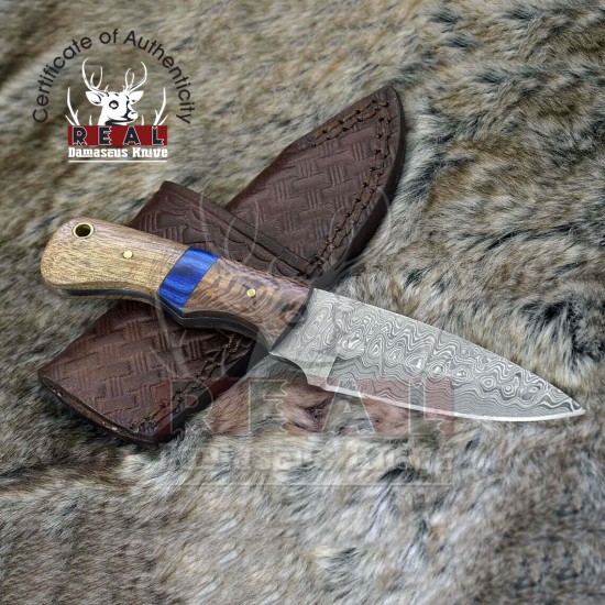Custom Handmade Damascus Steel Blade Knife | Damascus Hunting Knife For Sale