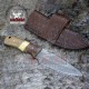 Damascus Steel Pocket knife Men, Birthday Gifts
