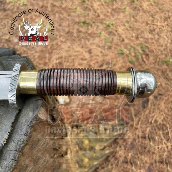 Hand Forged Seax Sword | Handmade Bushcraft knife | Hunting Knife