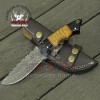 Custom Handmade Damascus Hunting Knife Tactical Knife Personalized Gift Camping Knife