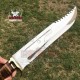 Damascus Steel Blade Knife, 9" Inch, Hunting knife, Skinner Knife