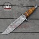 Custom Handmade Bowie Knife | 12.0 inch Knife | Damascus Hunting Knife