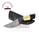 9.0", Damascus Steel Blade Knife With Composite | Hunting Knife