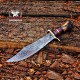 Aladdin Knife, Spartan Knife, Damascus Steel Blade Knife, War Knife, Stag Crown Handle , Spartan Sword, Personalized Knife