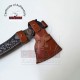 High Carbon Steel Collectible Axe "oak Leaf" Sport Standard Camping Hatchet Viking Style