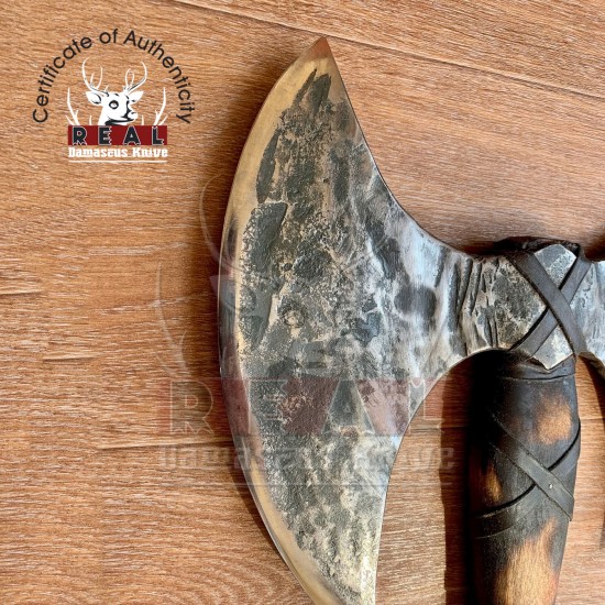 Handmade Double Sided Viking Axe | Berserker Axe | Traditional Viking Axe |  Micarta Handle