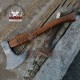 Custom Handmade Damascus Steel Viking Axe | Sharp Real Damascus Hatchet