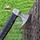 Viking Axe Viking Bearded Battle Axe Viking Camping Axe Hatchet Forged Carbon Steel Axe Forged Viking Axe Anniversary Gift For Him