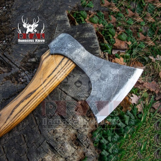 Handmade Carpenter Steel Axe | Viking Bearded Battle Axe