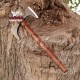 Hand Crafted Iroquois Inspired Battle Double Head Carbon Steel Axe