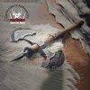 Double Blade Axe Custom Handmade Carbon Steel Engraved Blade Hand Crafted Handle Rare Axe