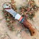 Custom Damascus Stainless Steel Folding Knife | Authentic Pocket Knife