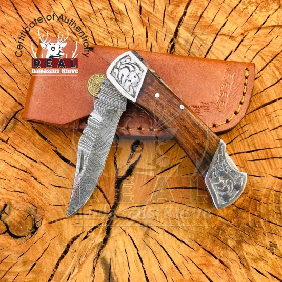 Buy Handmade Damascus Folding Knife | Sale Steel Pocket Knife