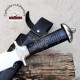 12 Inches Blade Viking Bowie-hand Crafted Mini Sword Forge Balance