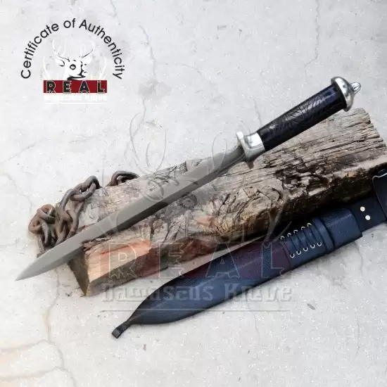 12 Inches Blade Viking Bowie-hand Crafted Mini Sword Forge Balance