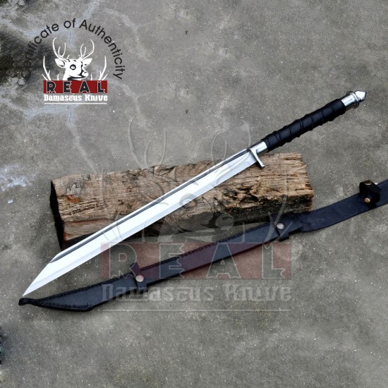 18 inches Blade Viking Seax-Hand forged Seax sword Full tang Leaf spring