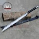 18 inches Blade Viking Seax-Hand forged Seax sword Full tang Leaf spring