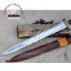 22 Inches Blade Cold Steel Sword Hand Forged Large Sword Full Tang