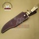 Personalization Custom Hand Made Forged Damascus Steel Hunting Bowie Knife