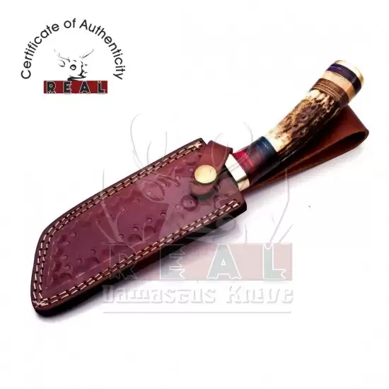 6 Inch Normal Hand Made Pure Leather Sheath For Fixed Blade Knife