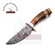 Carbon Steel Hunting Knife | Fixed Blade Deer Antler Knife