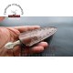 Custom Made Mini Knife With Sheath With Leather Sheath (deer Horn Handle)