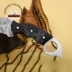 Mythical- Damascus Steel Karambit Knife With Buffalo Horn "10