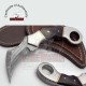 10" Custom Handmade Damascus Steel Hunting Knife Karambit Knife Sch 721h