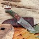 Custom-made Damascus Fixed Blade Karambit | Knife Steel Blade Full Tang Knife