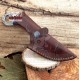 Damascus Steel Karambit Knife - 8'' Custom Full Tang Damascus Fixed Blade Knife