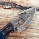 Damascus Steel Pocket Knife - Father's Day Gift For Dad, 7'' Full Tang Handmade Damascus Knife