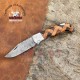 Custom Made Best Folding Pocket Knife | Damascus Pocket Knife With Back Lock