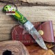 Damascus Gerber Pocket Folding Knife, Groomsmen Gifts | Handmade Pocket Knife