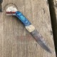 Handmade Damascus Steel Folding Knife | Buy Pocket Knife For Sale