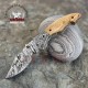 Damascus Gerber Pocket Folding Knife - Fathers Day Gift - Gift For Husband
