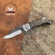 Personalized Best Folding Knife, High Carbon Steel Hand Forged Folding Knife