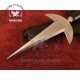 Kunai Replica, Handmade Spring Steel 13" Inches Kunai, Hand Forged Dagger Knife