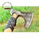 Handmade Viking Axe Carbon Steel | Throwing Axe Hand Forged Viking Axe | Hatchet With Leather Sheath