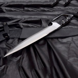 12 inches Blade D-Guard Bowie Hand