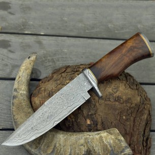 Personalized Hand forged Damascus Steel Hunting knife CLASSIC BOWIE KNIFE