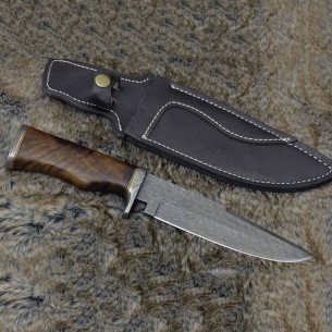 Personalized Hand forged Damascus Steel Hunting knife CLASSIC BOWIE KNIFE