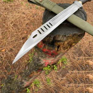 Hand Forged Seax Sword Handmade Bushcraft knife Hunting Knife