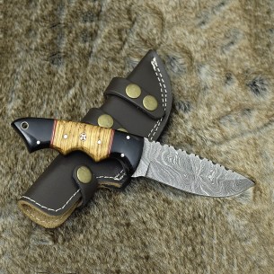 Custom Handmade Damascus Hunting Knife Tactical Knife Personalized Gift Camping Knife